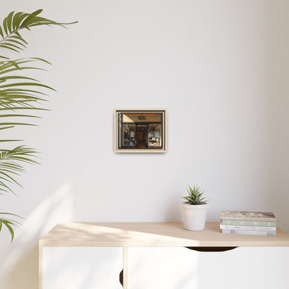 Framed Matte Canvas Print — Boutique Shopfront Photography