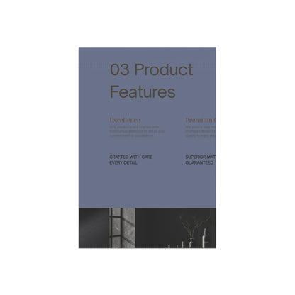 Garden Flag — Minimalist "03 Product Features" Decorative Garden &amp; House Banner