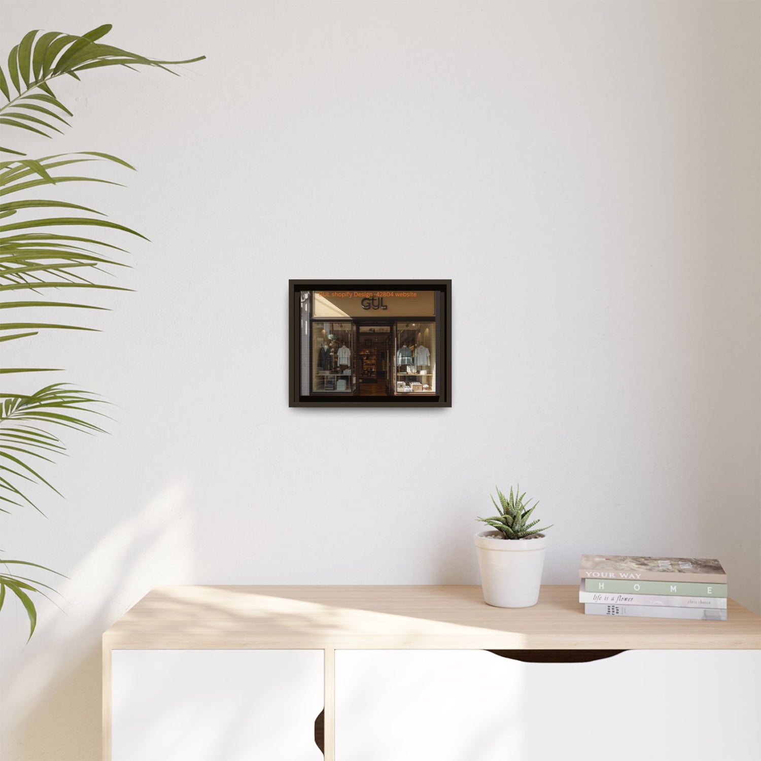 Framed Matte Canvas Print — Boutique Shopfront Photography