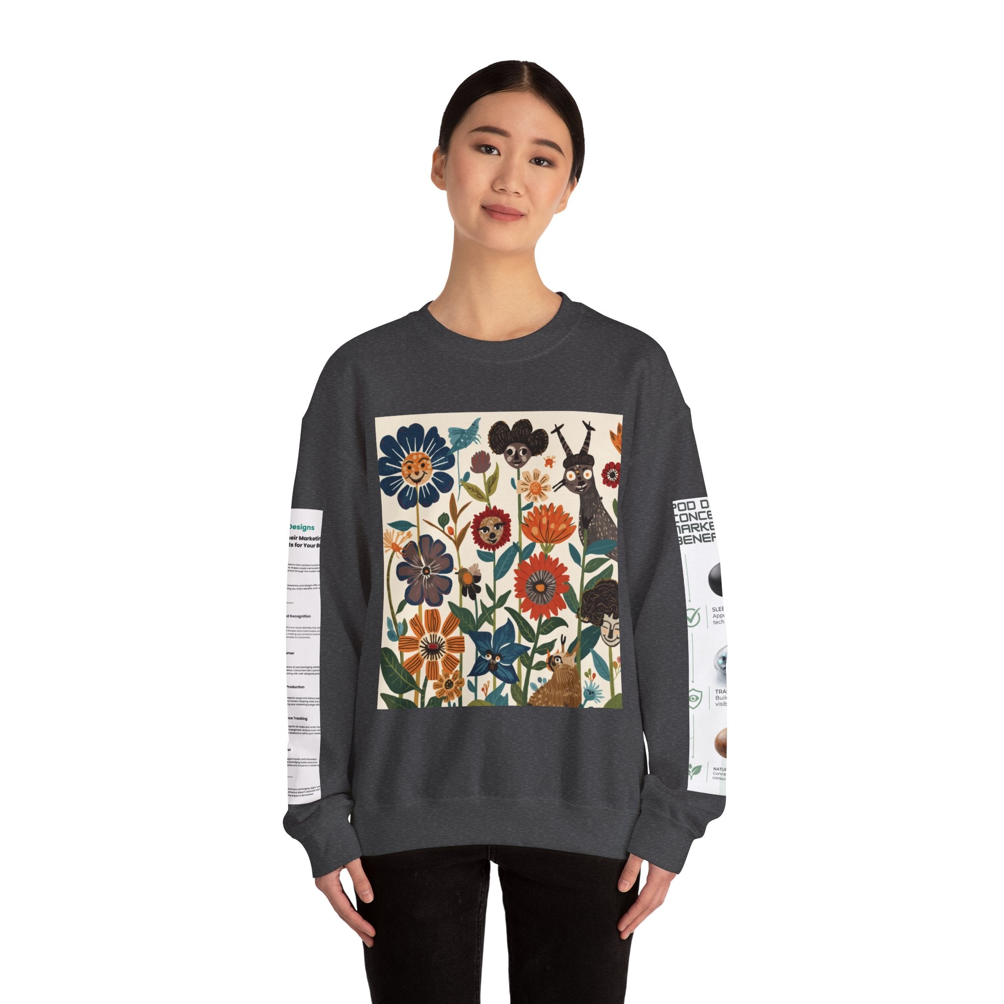 Floral Garden Crewneck Sweatshirt