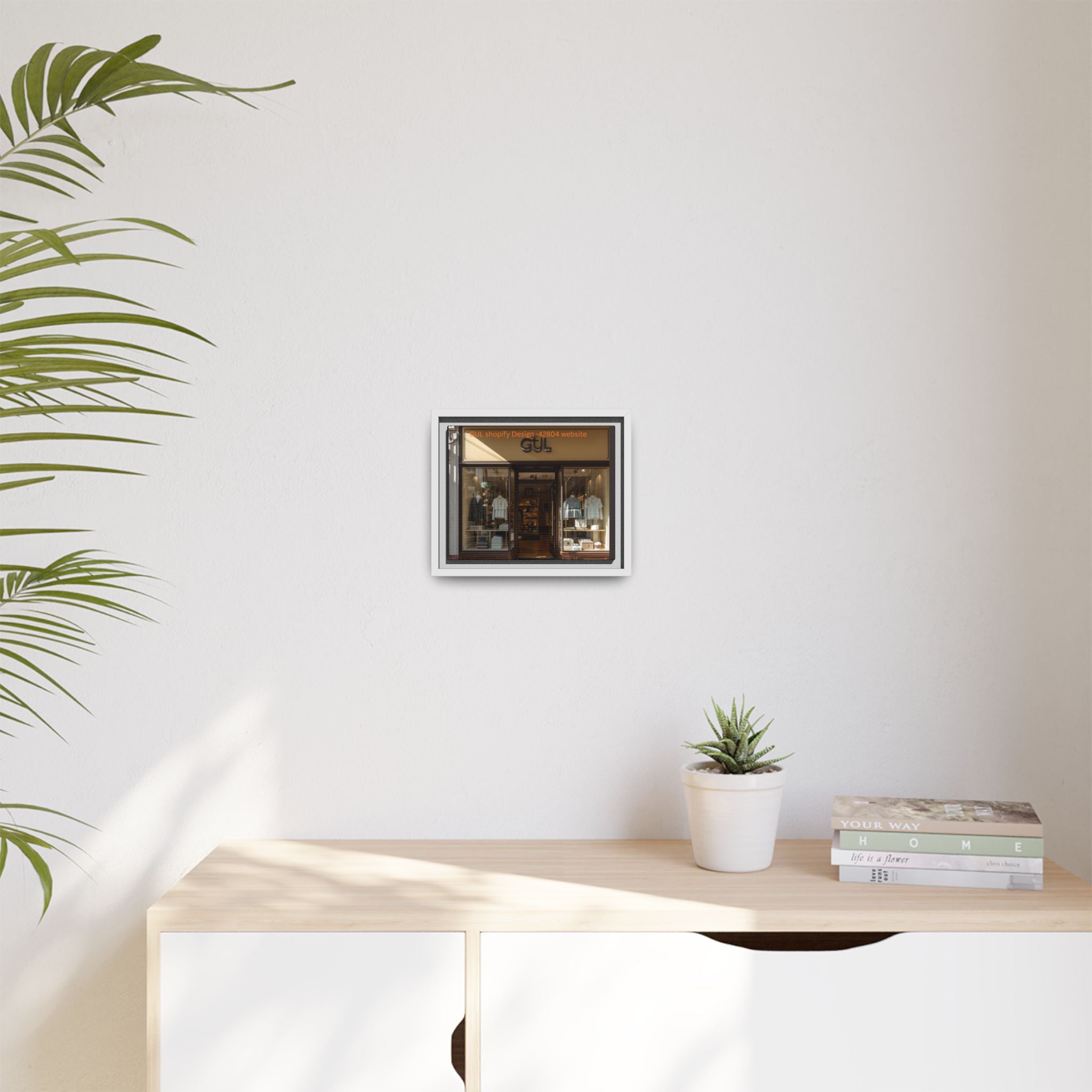 Framed Matte Canvas Print — Boutique Shopfront Photography