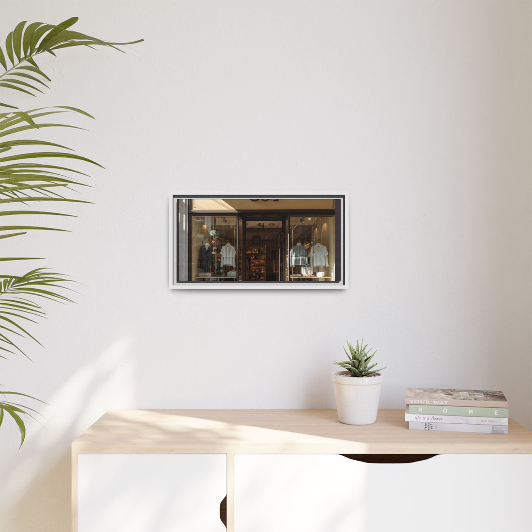 Framed Matte Canvas Print — Boutique Shopfront Photography