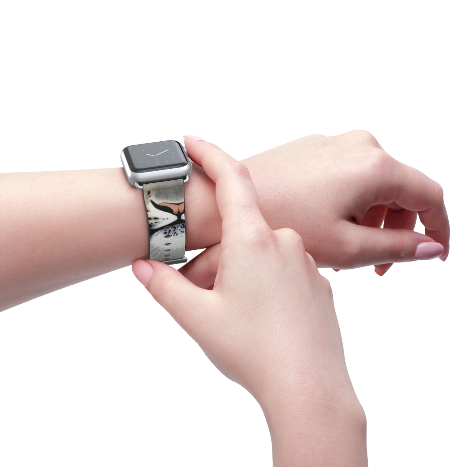 Cat Face Watch Band — Cute Printed Strap for Apple Watch