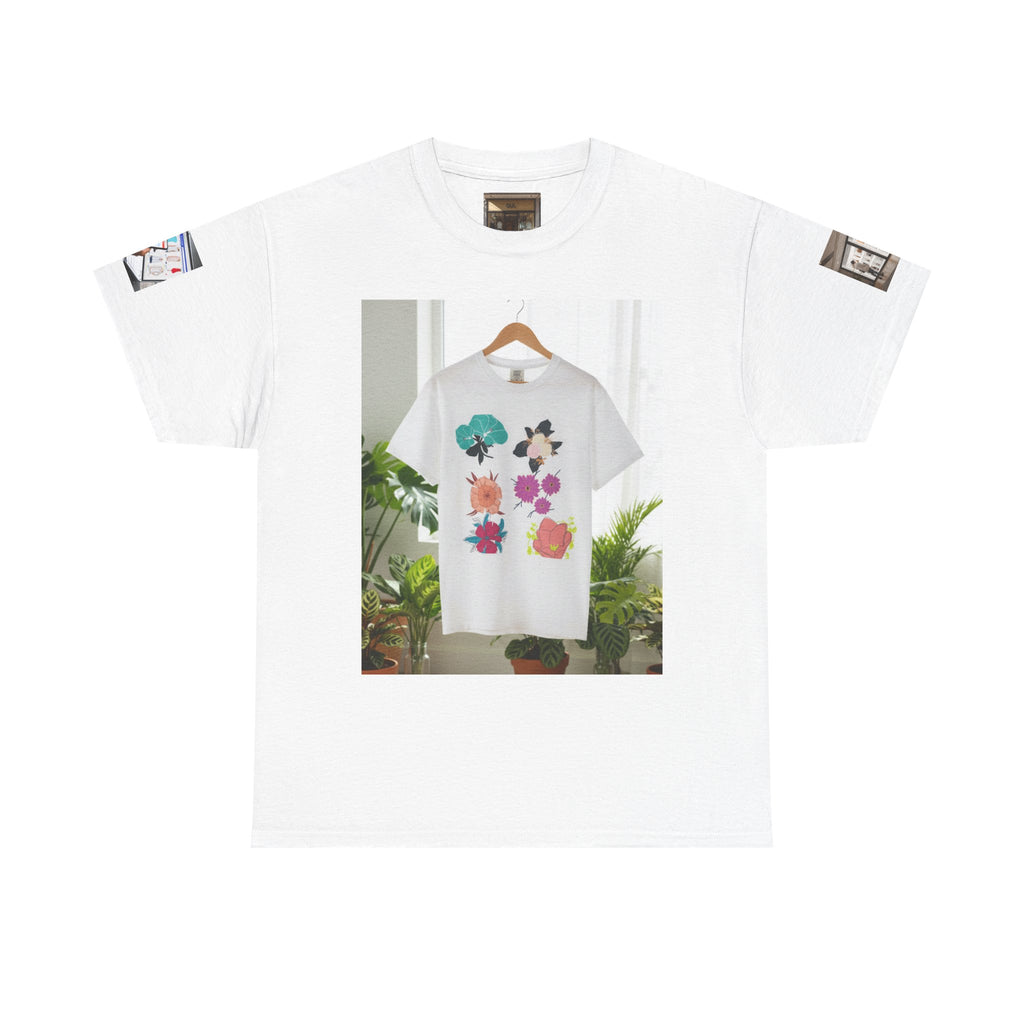 GUL Floral Botanical Print T-Shirt — Garden-Fresh Cotton Tee