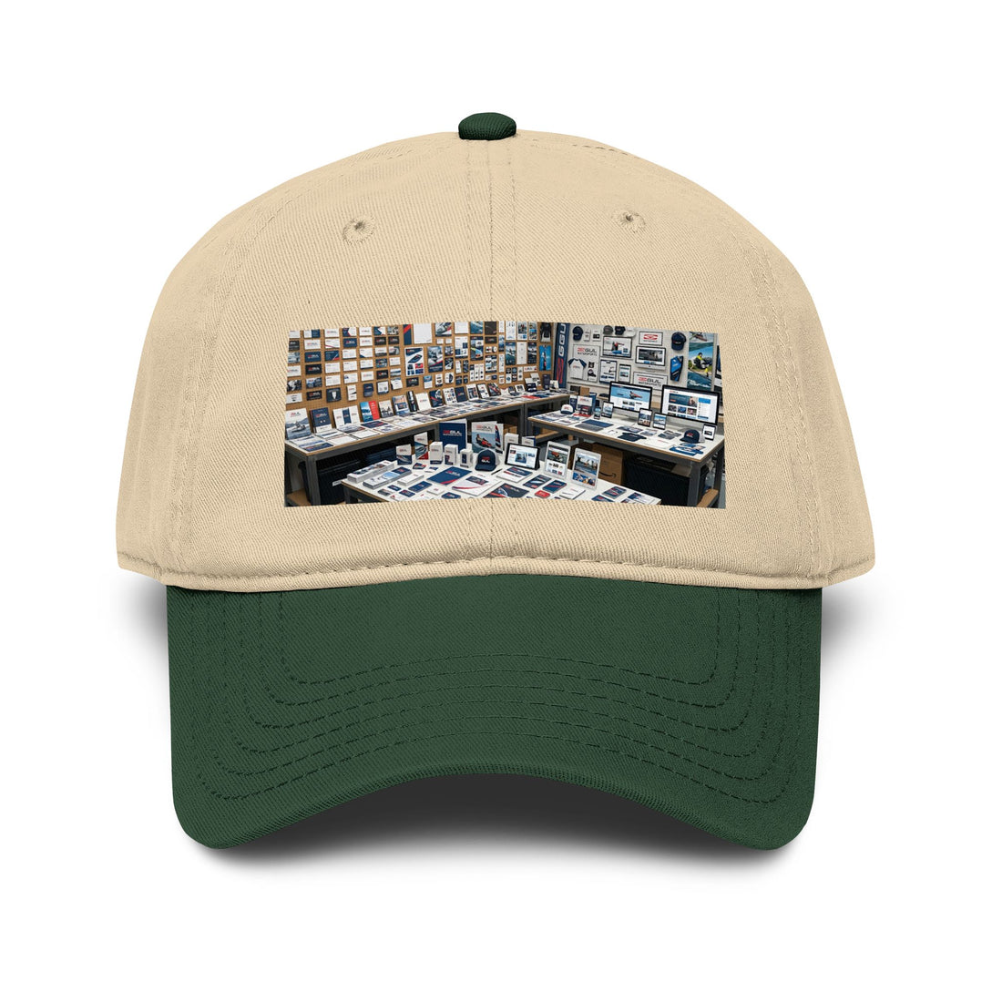Vintage Record Shop Photo Baseball Cap — Music Lover Dad Hat