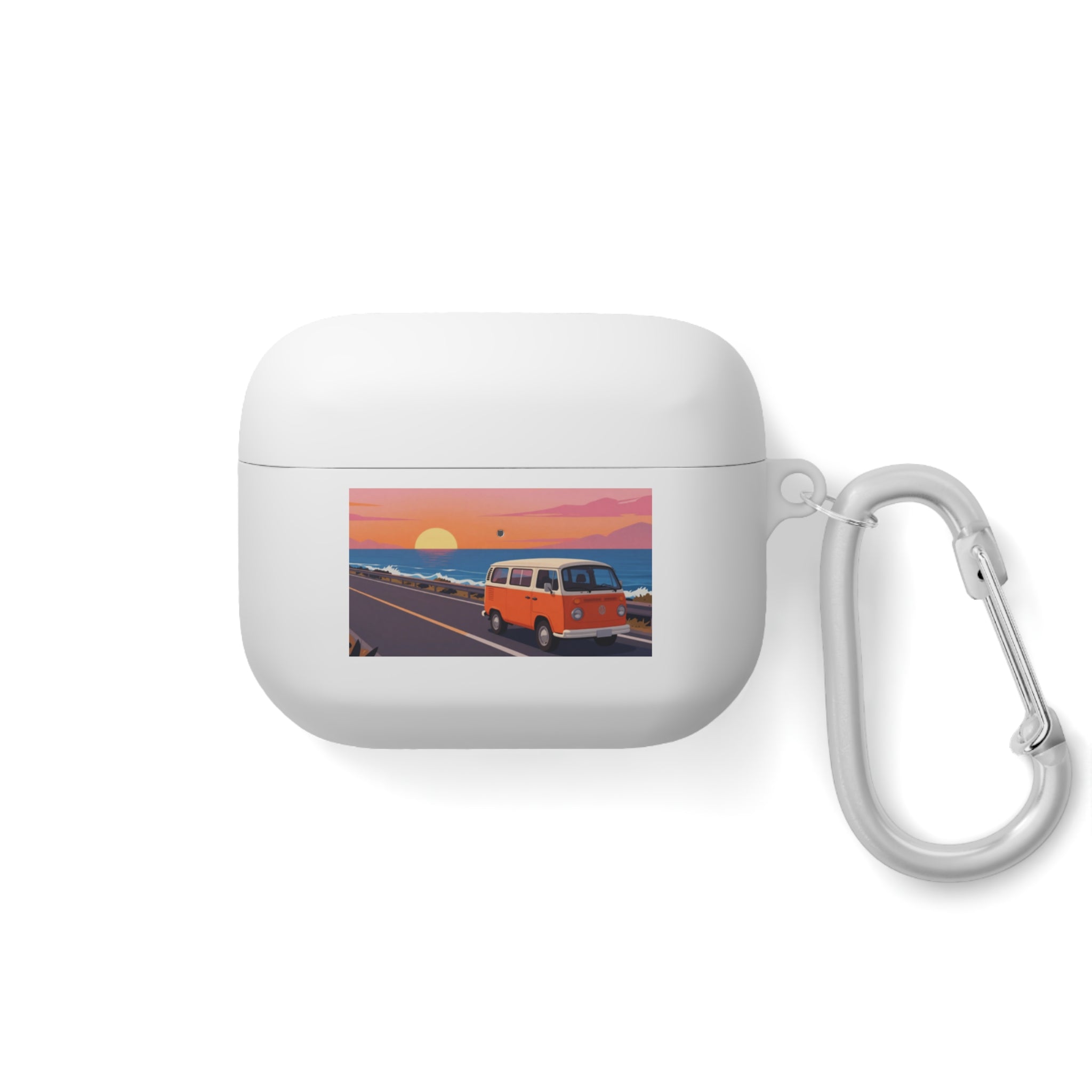 AirPods Case — Retro Sunset Van &amp; Forest Deer Prints