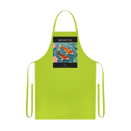 Koi Pond Cotton Apron — Artistic Fish Kitchen Apron