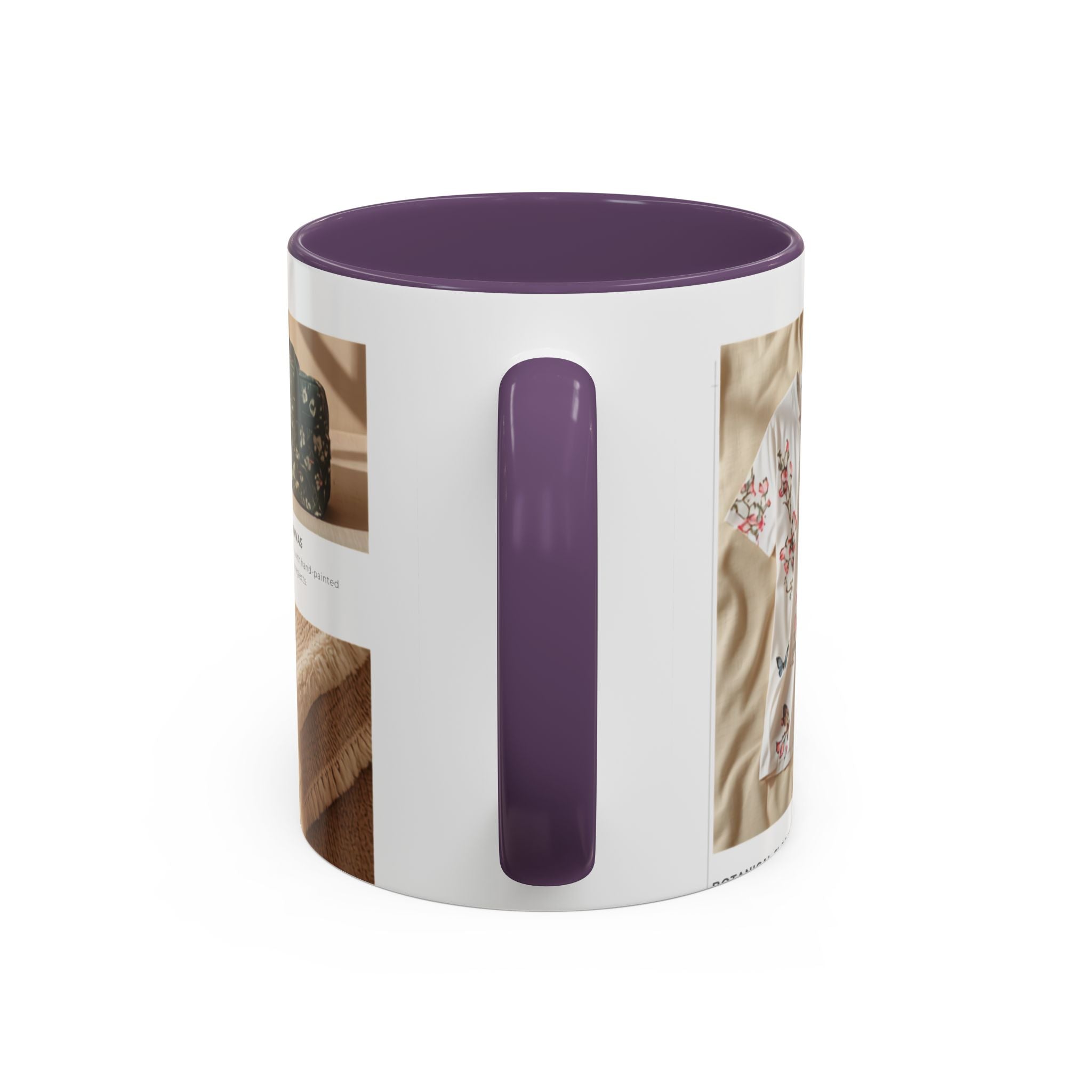 Butterfly Accent Coffee Mug — Blue Butterfly Collage 11/15oz