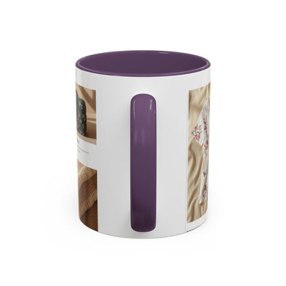 Butterfly Accent Coffee Mug — Blue Butterfly Collage 11/15oz